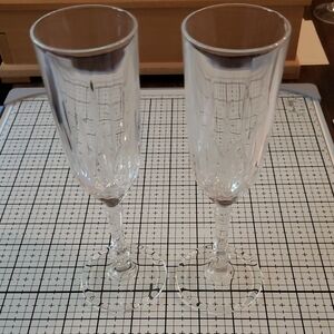 Crystal Drinkware Flutes/Champagne 8in